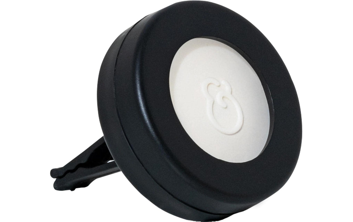 Ava & May Lufterfrischer Autodufthalter – Ø 50 mm × 1,7 cm – aus Kunststoff, schwarz