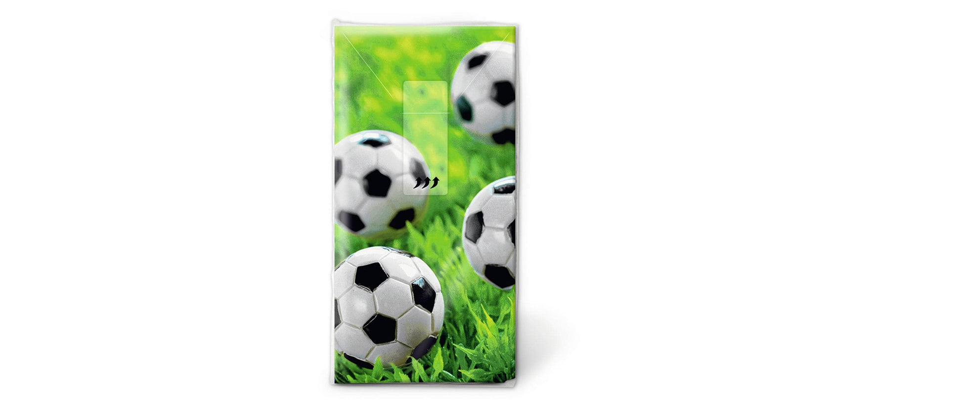 Paper + Design Taschentücher Go for Goal – 4-lagig, 215 × 220 mm – 10 Taschentücher – FSC