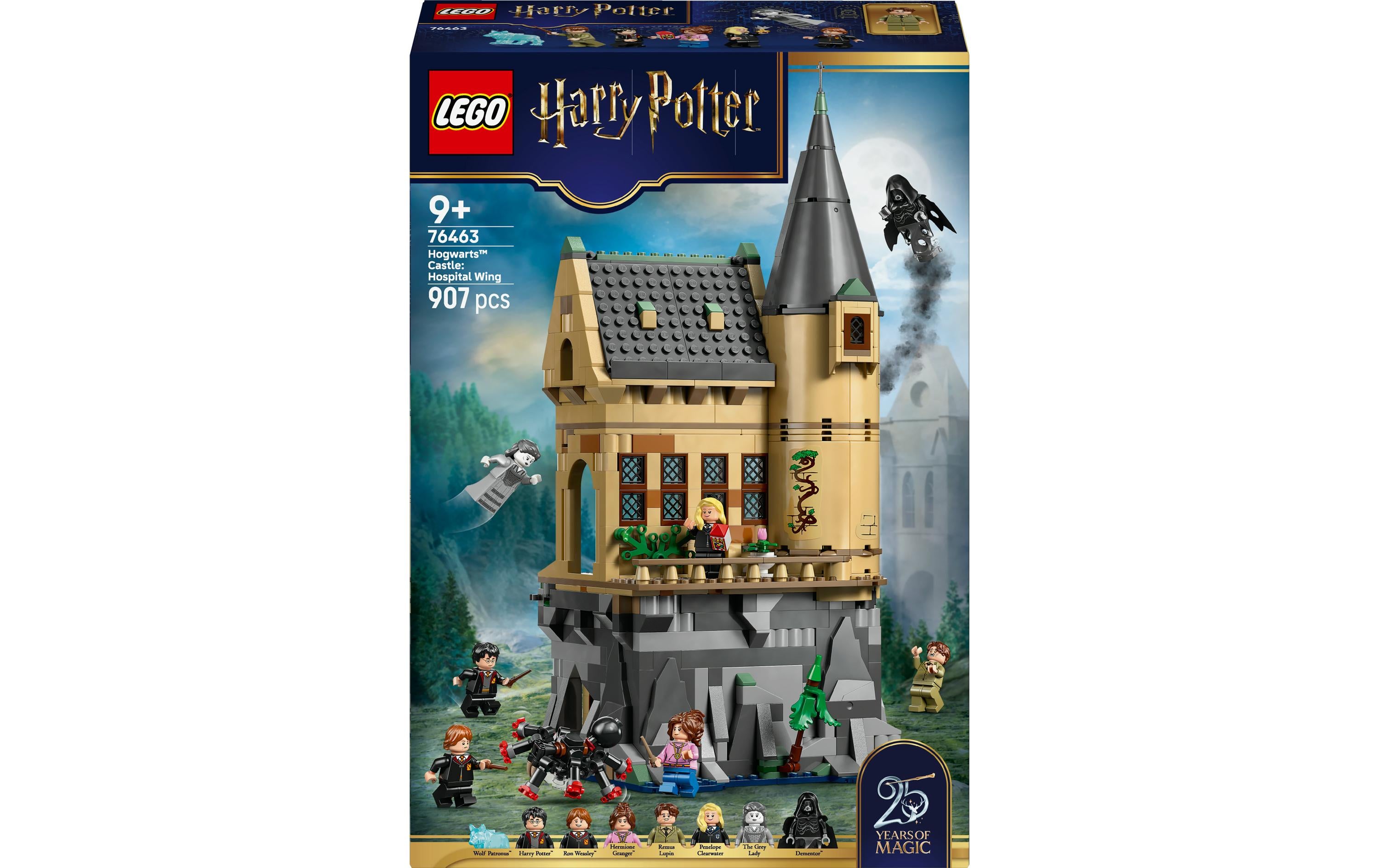 LEGO Harry Potter Schloss Hogwarts Krankenflügel Bauset – 907-teilig – 38,2×9,4×26,2 cm – ab 9 J.