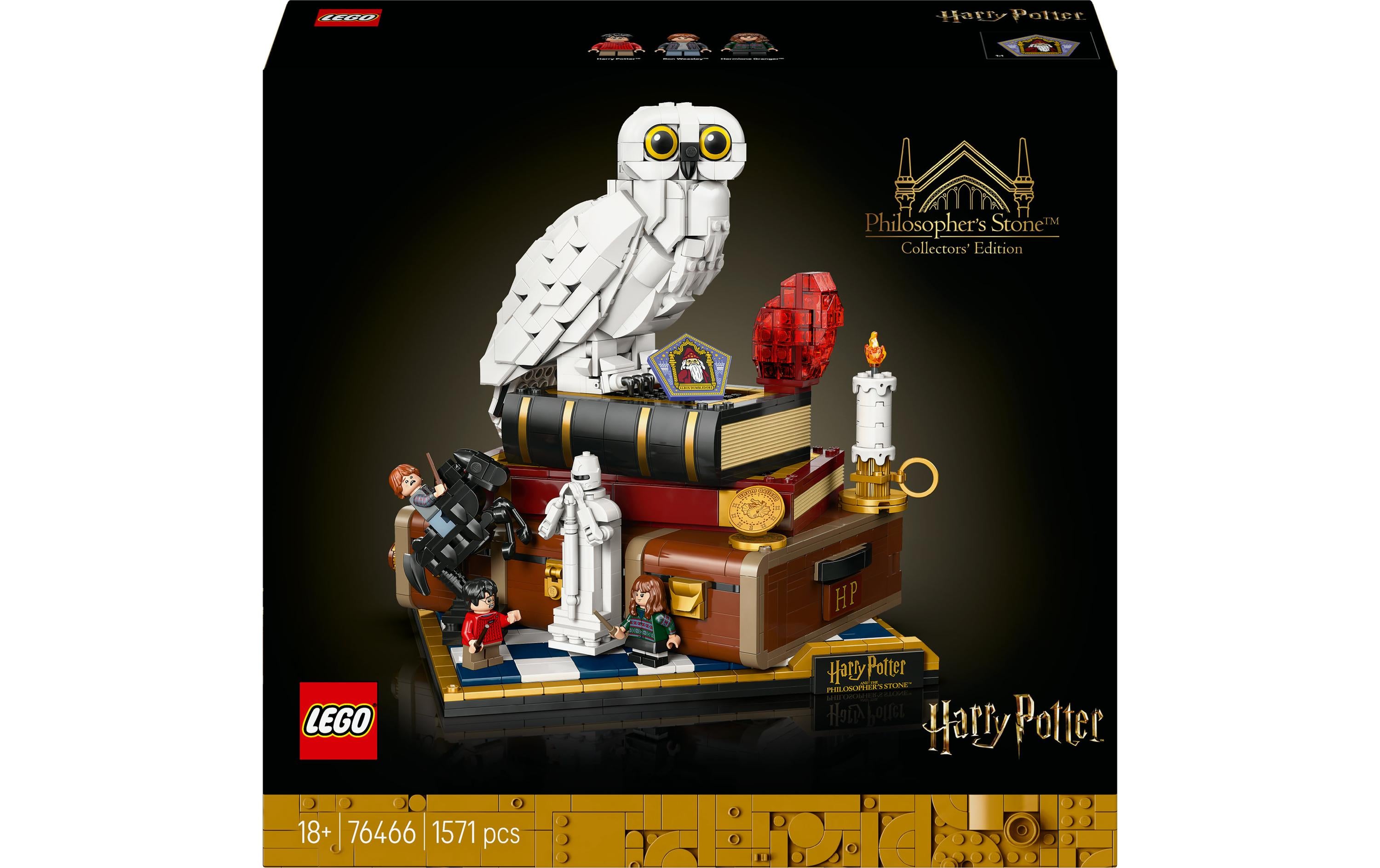 LEGO 3D Puzzle Stein der Weisen (Sammleredition) – 1571 Teile – 35,4 × 11,8 × 37,8 cm – ab 18 J.