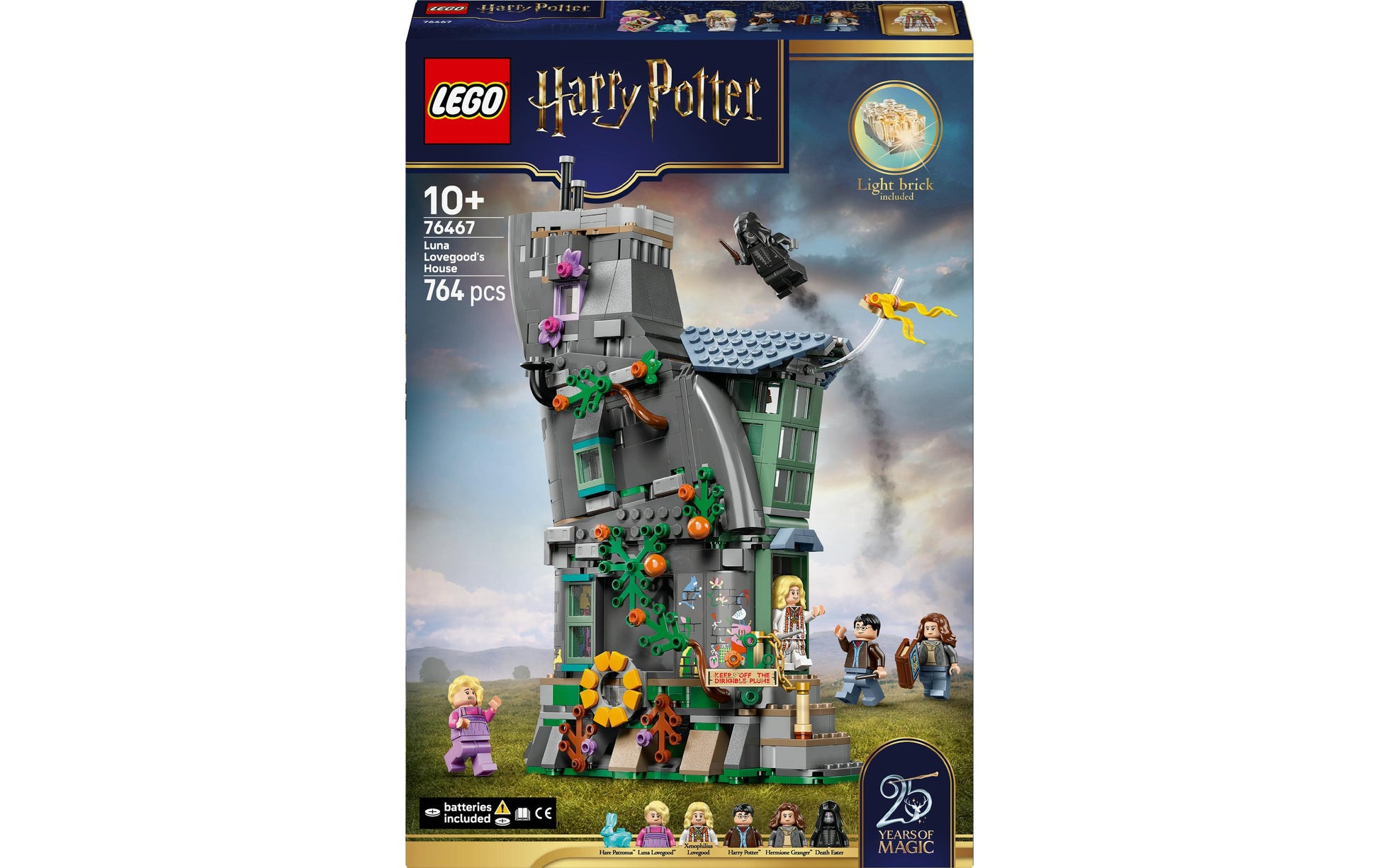 LEGO Luna Lovegoods Haus Set – Harry Potter – 764-teilig – 38,2 × 7,1 × 26,2 cm – ab 10 Jahren