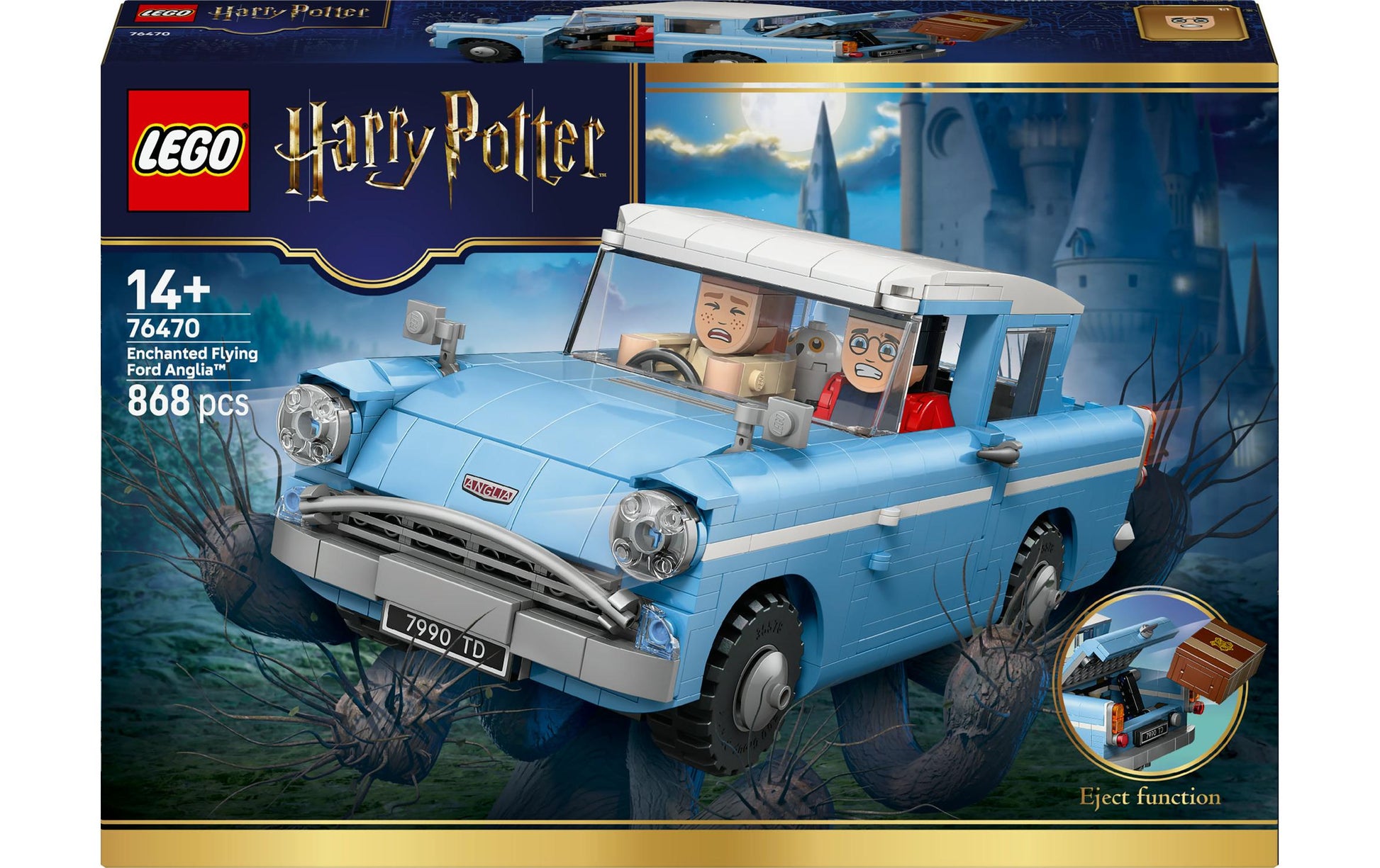 LEGO Harry Potter Fliegender Ford Anglia – 868-teilig – 26,2 × 7,05 × 38,2 cm – ab 14 Jahren