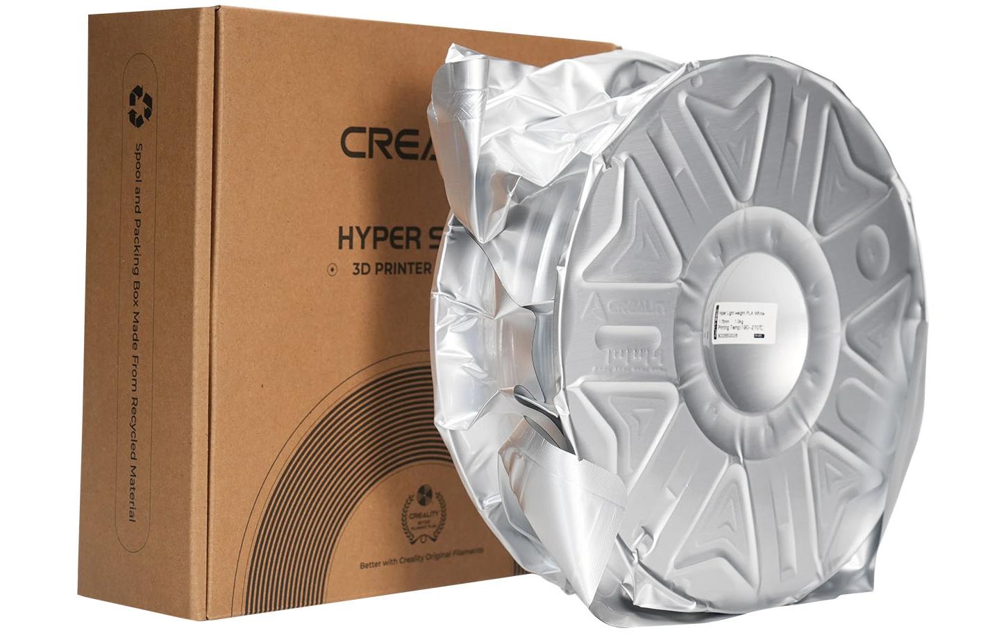 Creality 3D-Drucker-Filament Hyper PLA 1,7 mm Weiss, 1,3 kg