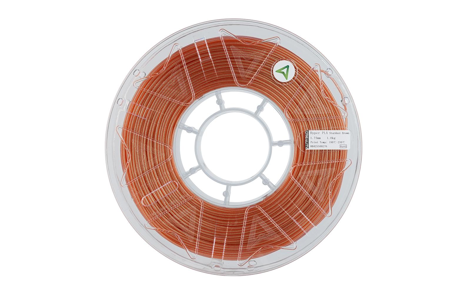 Creality 3D-Drucker-Filament Stardust PLA 1,75 mm Braun, 1,3 kg