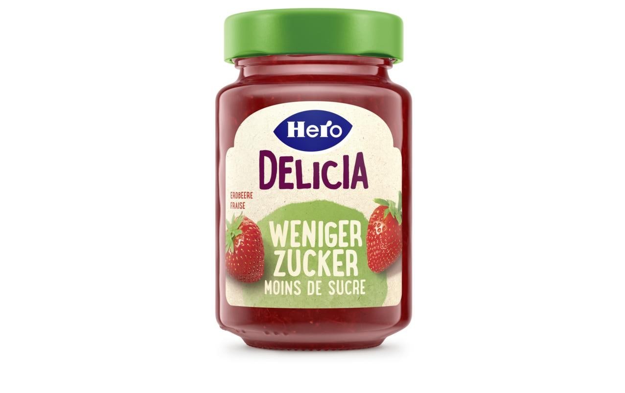 Hero Konfitüre Erdbeer weniger Zucker – vegan – 270 g
