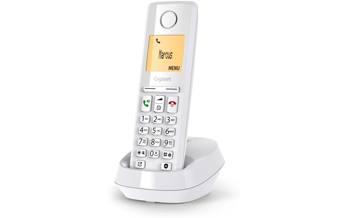 Gigaset Pure 300 – DECT-Telefon mit Basis, 1,8", freisprechen, weiss