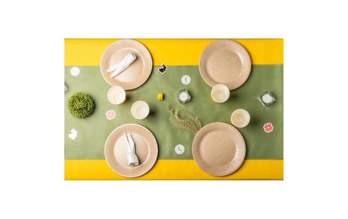 Pro nappe Tischläufer auf Rolle – 40 cm×24 m, Kunststoff, Olivgrün