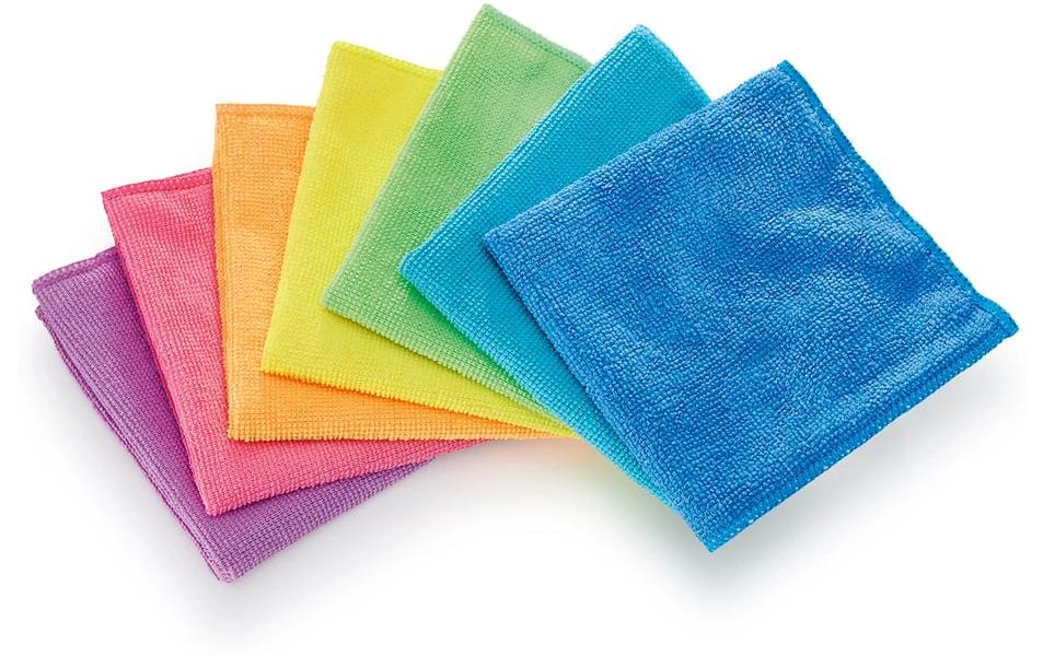 Cleanmaxx Mikrofasertücher – assortiert – 30 × 30 cm – 20er-Set