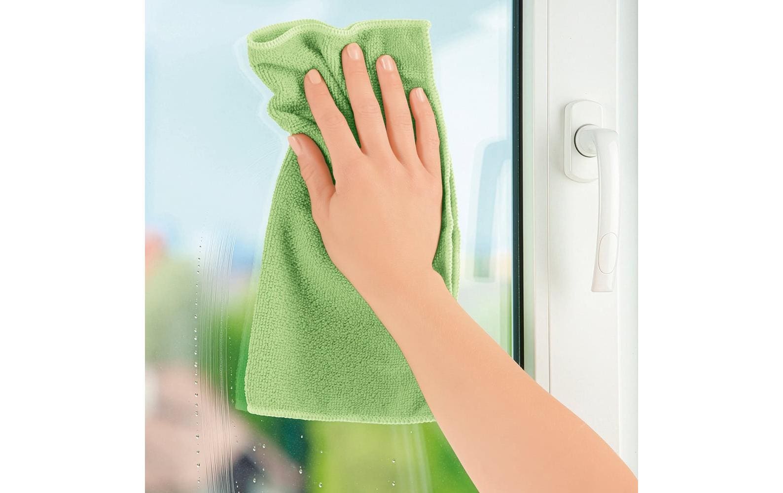 Cleanmaxx Mikrofasertücher – assortiert – 30 × 30 cm – 20er-Set