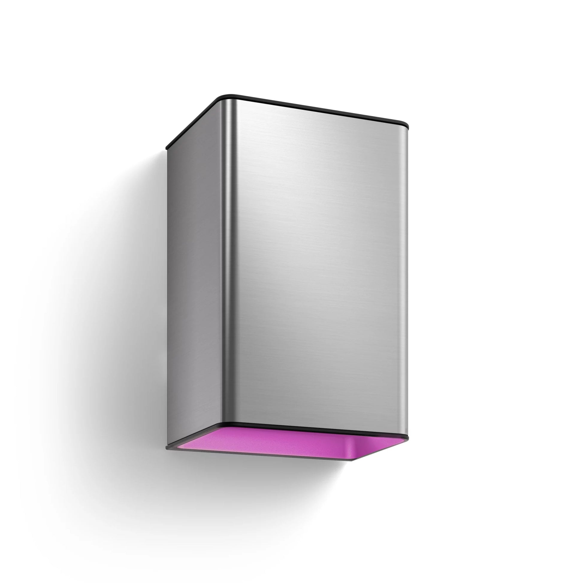 Philips by Signify Philips Hue Aussenwandleuchte – IP44 – Netzbetrieb – ZigBee, Bluetooth – dimmbar – Silber – Edelstahl
