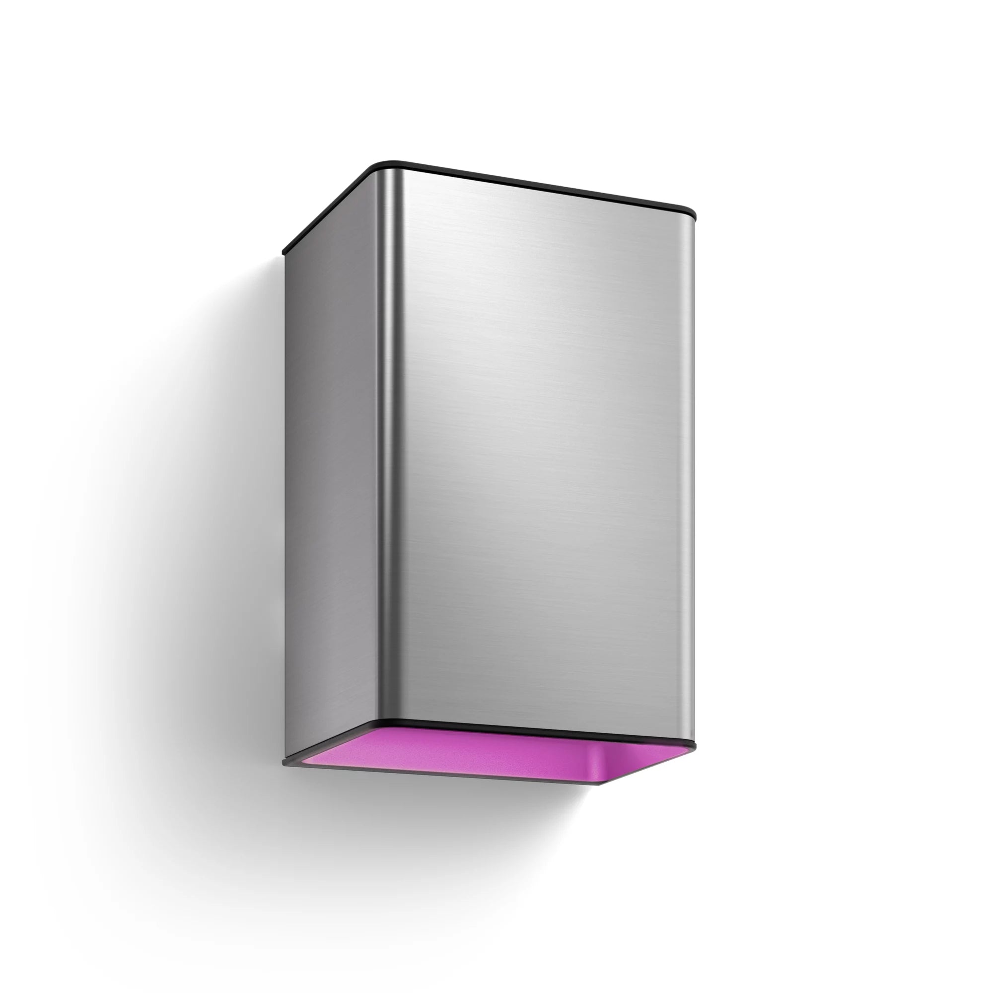 Philips by Signify Philips Hue Aussenwandleuchte – IP44 – Netzbetrieb – ZigBee, Bluetooth – dimmbar – Silber – Edelstahl