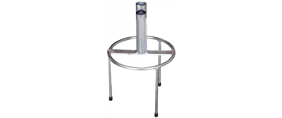 Doppler Schirmhalter – für Schaft-Ø bis 25 mm – Stahl (verzinkt) – Silber