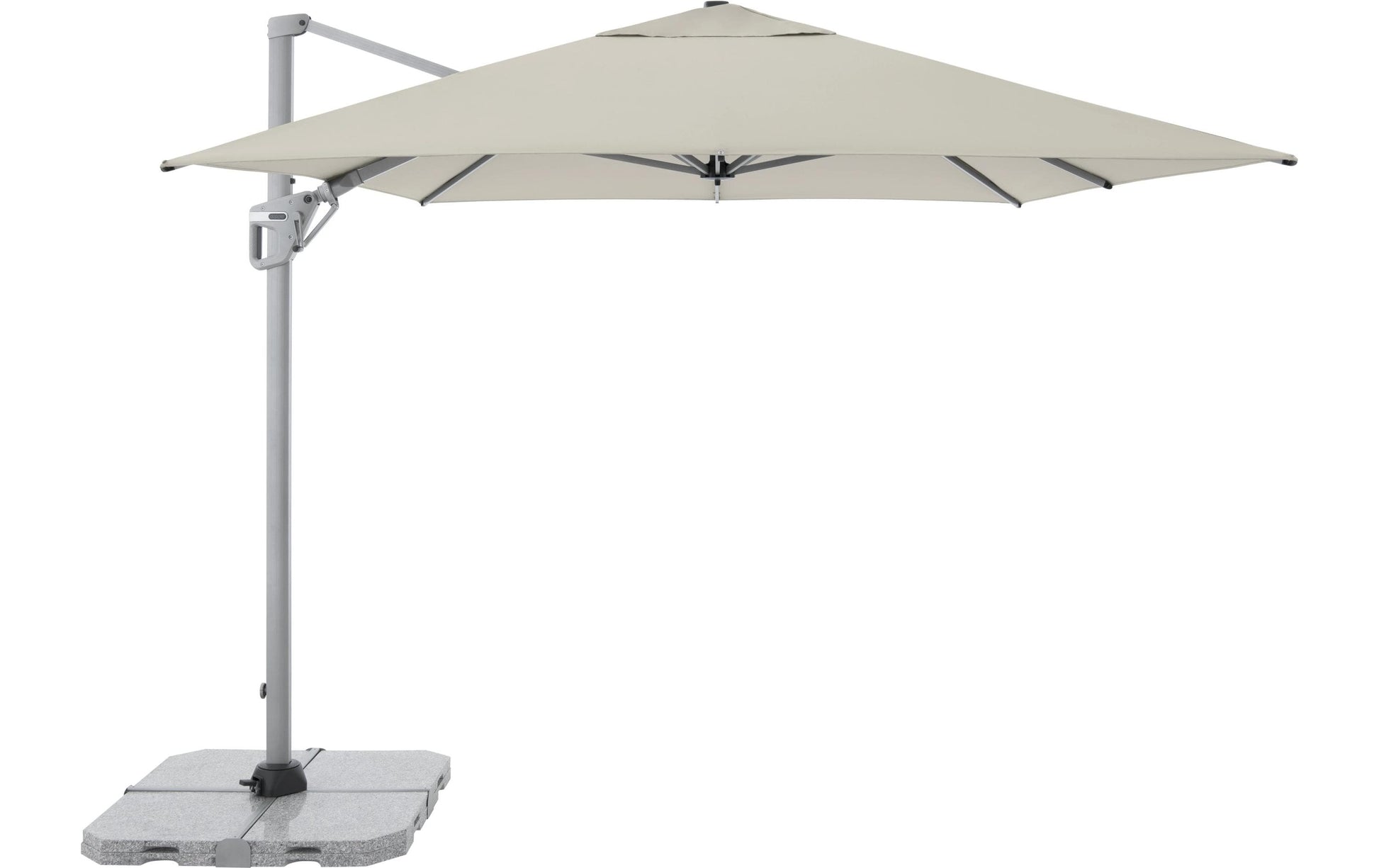 Doppler Stockschirm ACTIVE II – 350×260 cm – beige – 100D Nylon