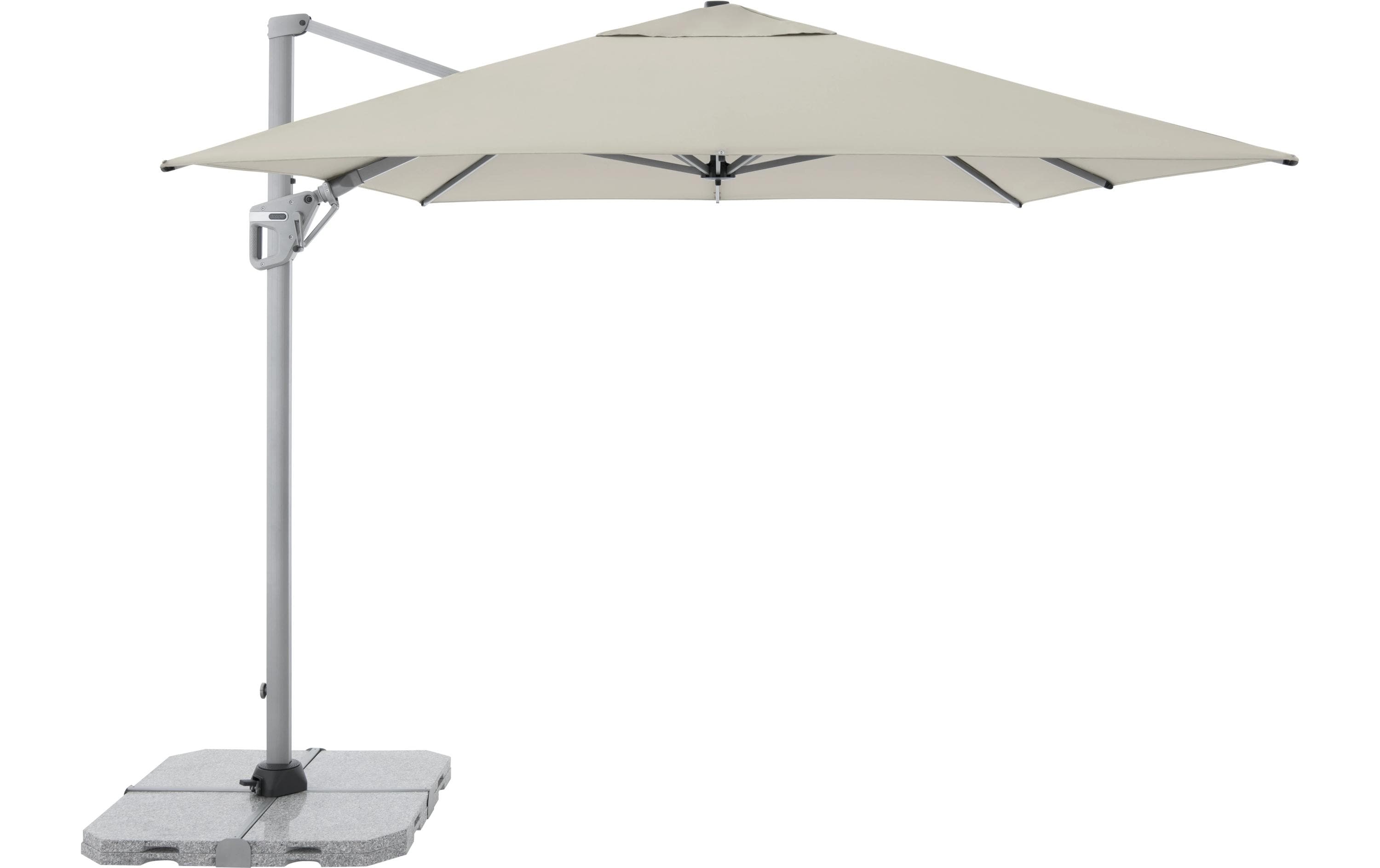 Doppler Stockschirm ACTIVE II – 350×260 cm – beige – 100D Nylon