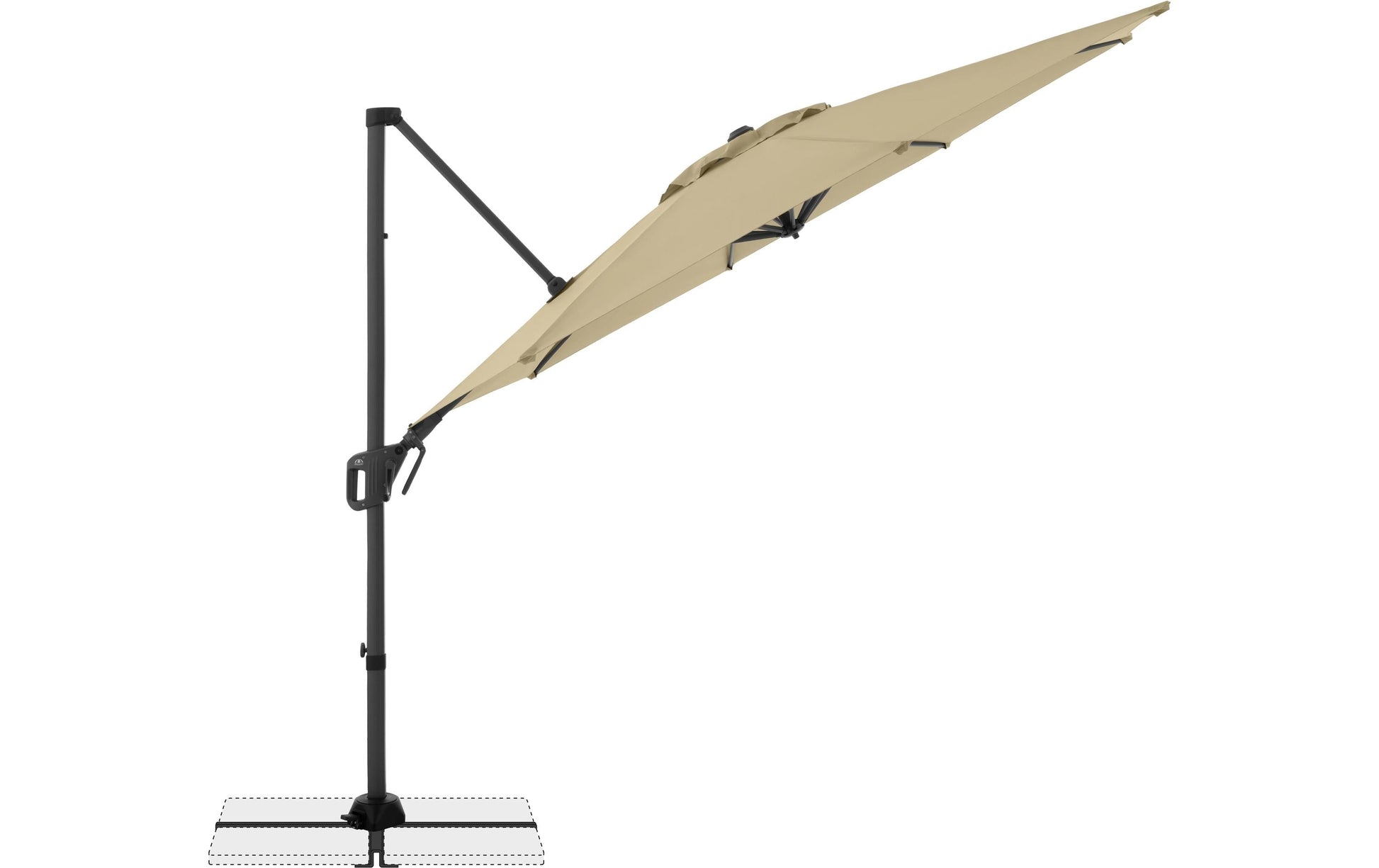 Doppler Fussmatte LIFE 310 – 310 × 310 cm, beige, Polyester, Aussenbereich