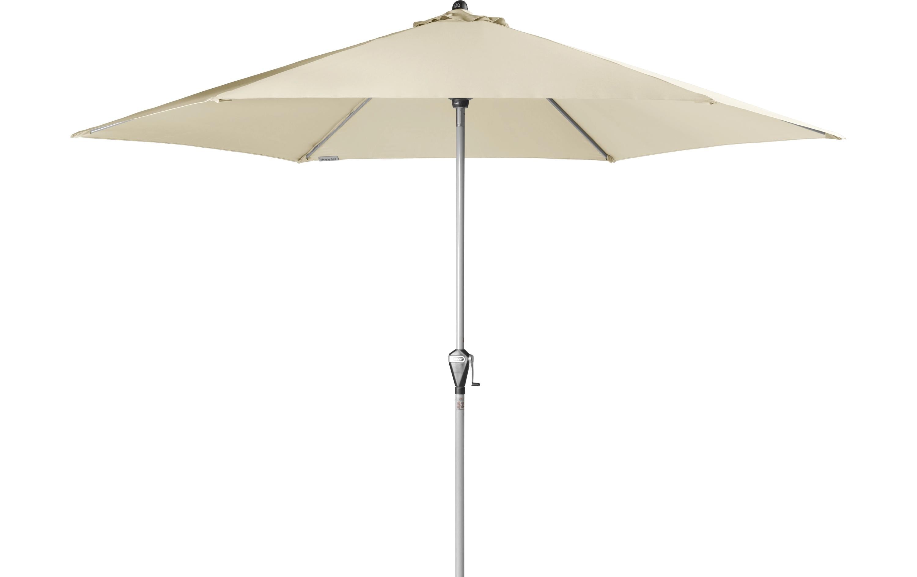 Doppler Stockschirm ACTIVE Auto Tilt – Ø 320 cm – beige – Aluminium, 100D Nylon