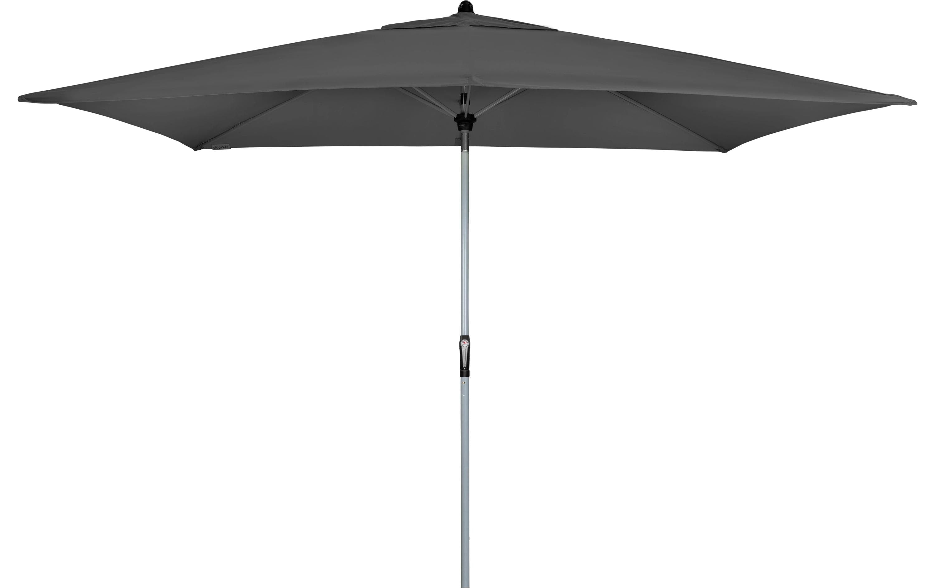 Doppler Stockschirm ACTIVE Auto Tilt – 300×200 cm – schwarz – neigbar, 100D Nylon