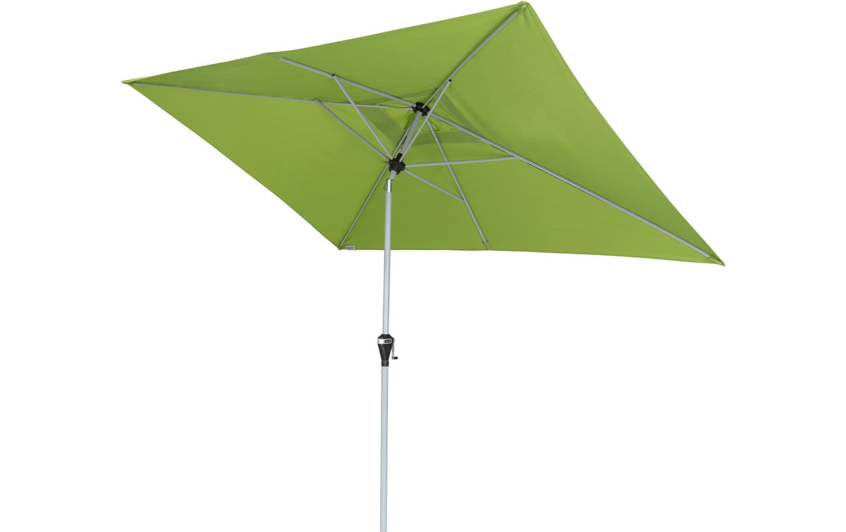 Doppler Sonnenschirm ACTIVE Auto Tilt – 300 × 300 cm, 260 cm, 100D Nylon, grün, für Aussenbereich, Ø 3,8 cm