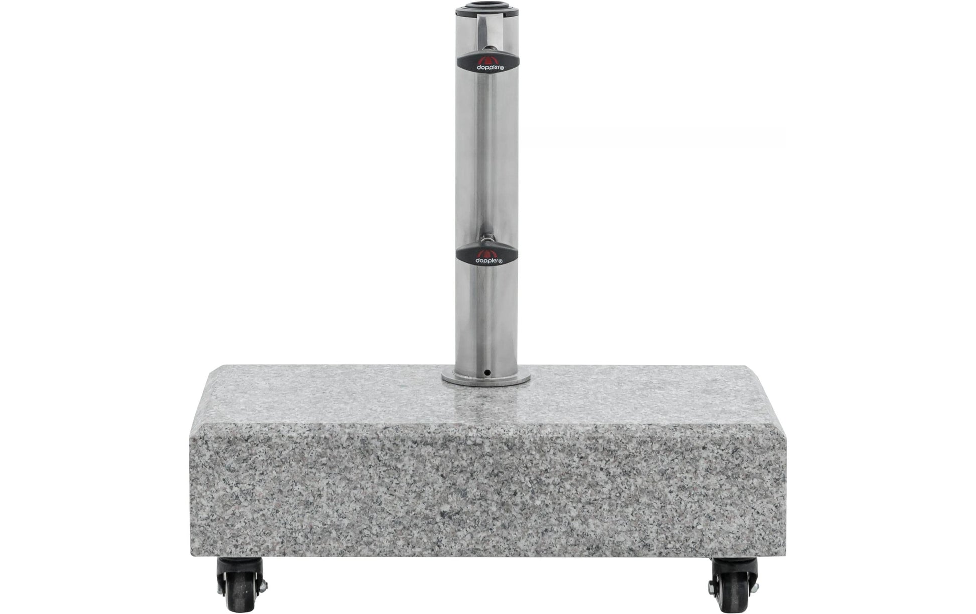 Doppler Schirmständer – rostfreier Stahl – Granit – Ø 48 × 460 mm