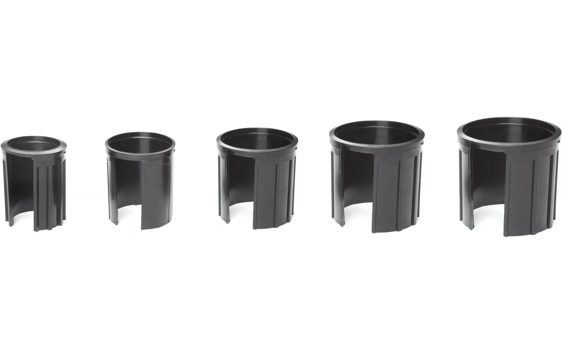 Doppler Schirmhalter – für 2,4"-Kugeln – Farboberfläche – Schwarz