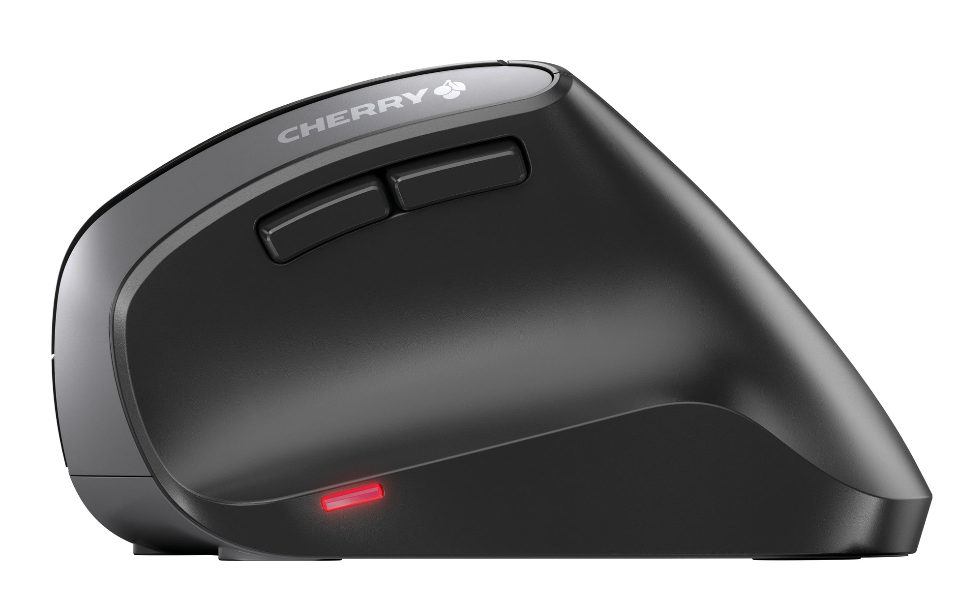 CHERRY MW 4500 Ergonomische Maus – kabellos, 6 Tasten, für Rechtshänder, vertikal, umschaltbare DPI, schwarz