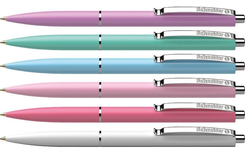 Schneider AG Schneider K15 Kugelschreiber – 50er Pack, sortierte Pastellfarben, Spitze 1,0 mm, nachfüllbar