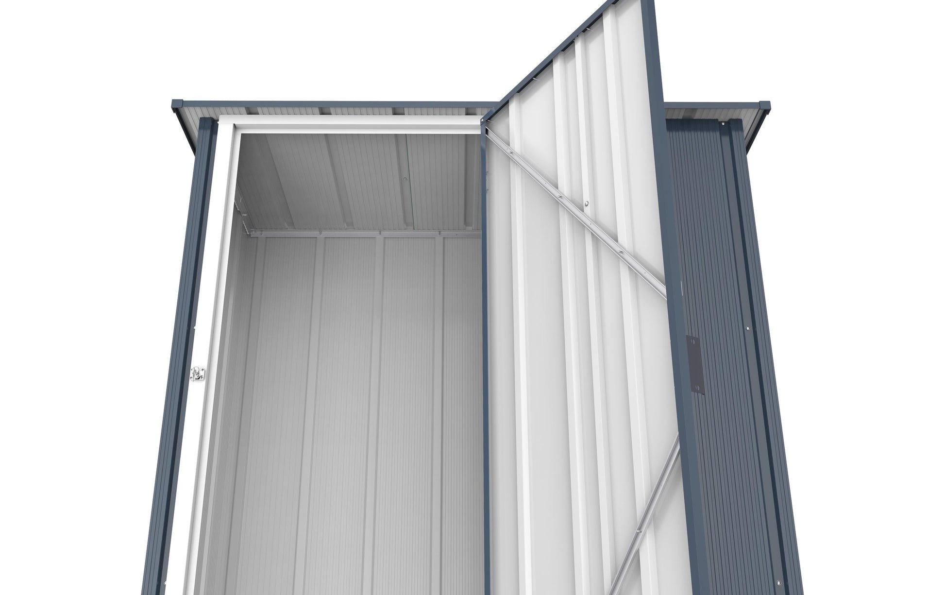 Duramax Easy-Store Shed 5 x 2 Aufbewahrungsbox – Metall, B 812 × H 1900 × T 1628 mm