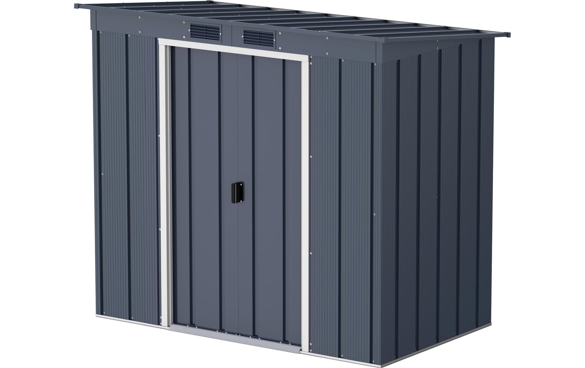 Duramax Eco-Shed Pultdach 6 x 4 – Metall – 1236 × 1760 × 2031 mm