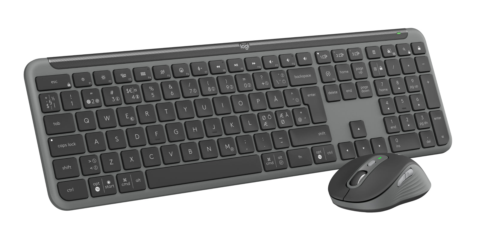 Logitech Signature Slim Combo MK950 – Maus enthalten, Bluetooth 5.1