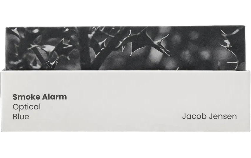 JACOB JENSEN Rauchmelder, 10-Jahres-Batterie, fotoelektrisch – blau