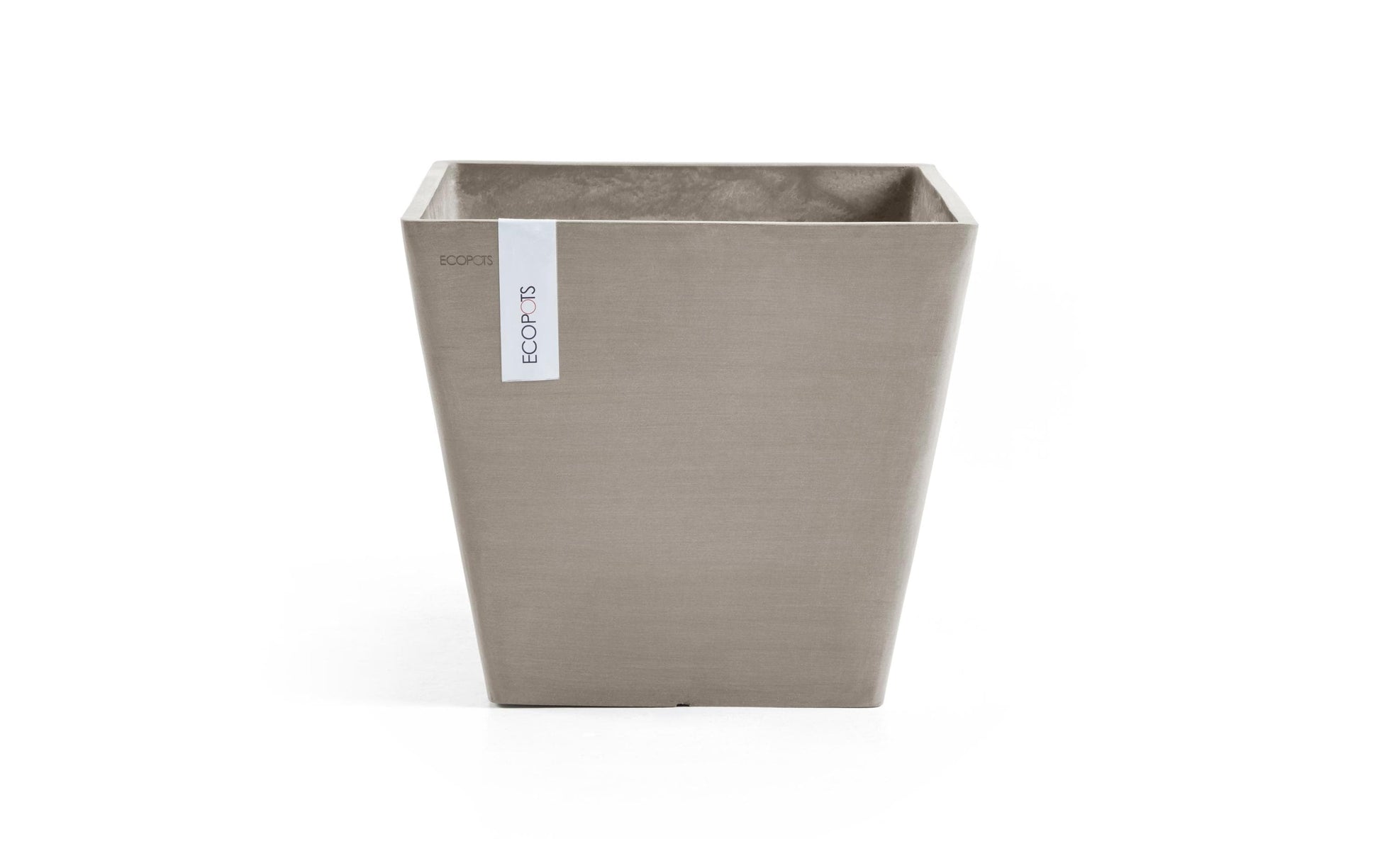Ecopots Rotterdam Blumentopf – Kunststoff, taupe