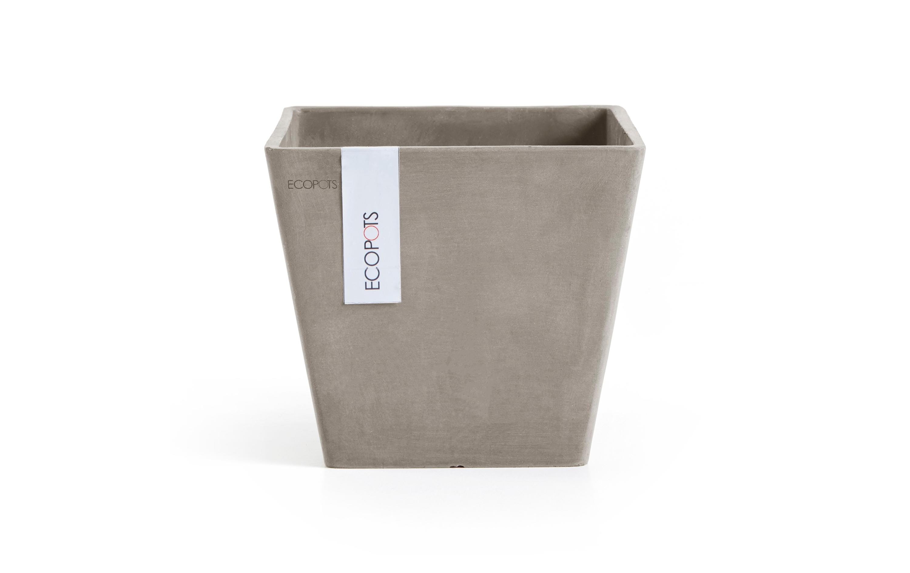 Ecopots Rotterdam Blumentopf – 5200 ml – Kunststoff, taupe