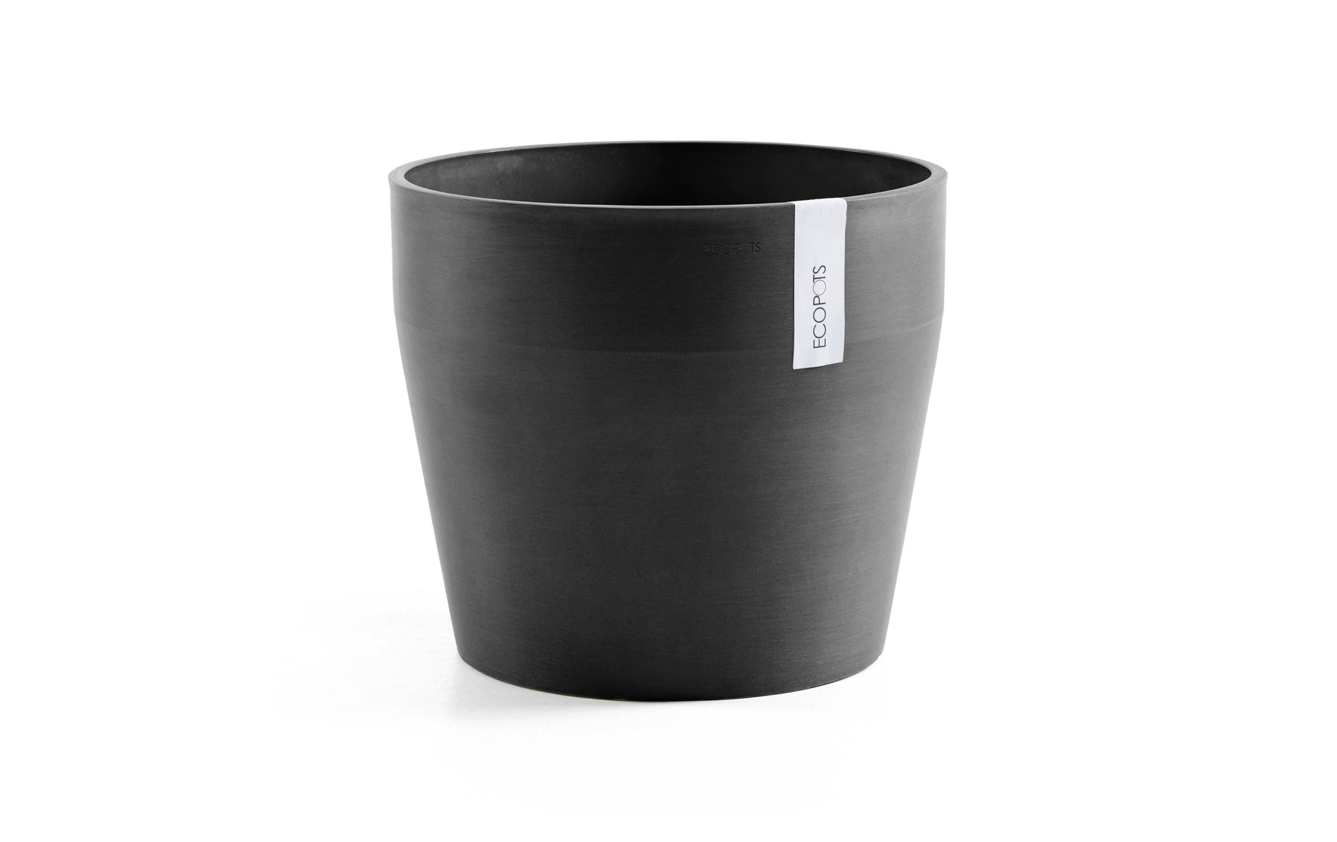 Ecopots Sankara Blumentopf – 33600 ml – Kunststoff, dunkelgrau