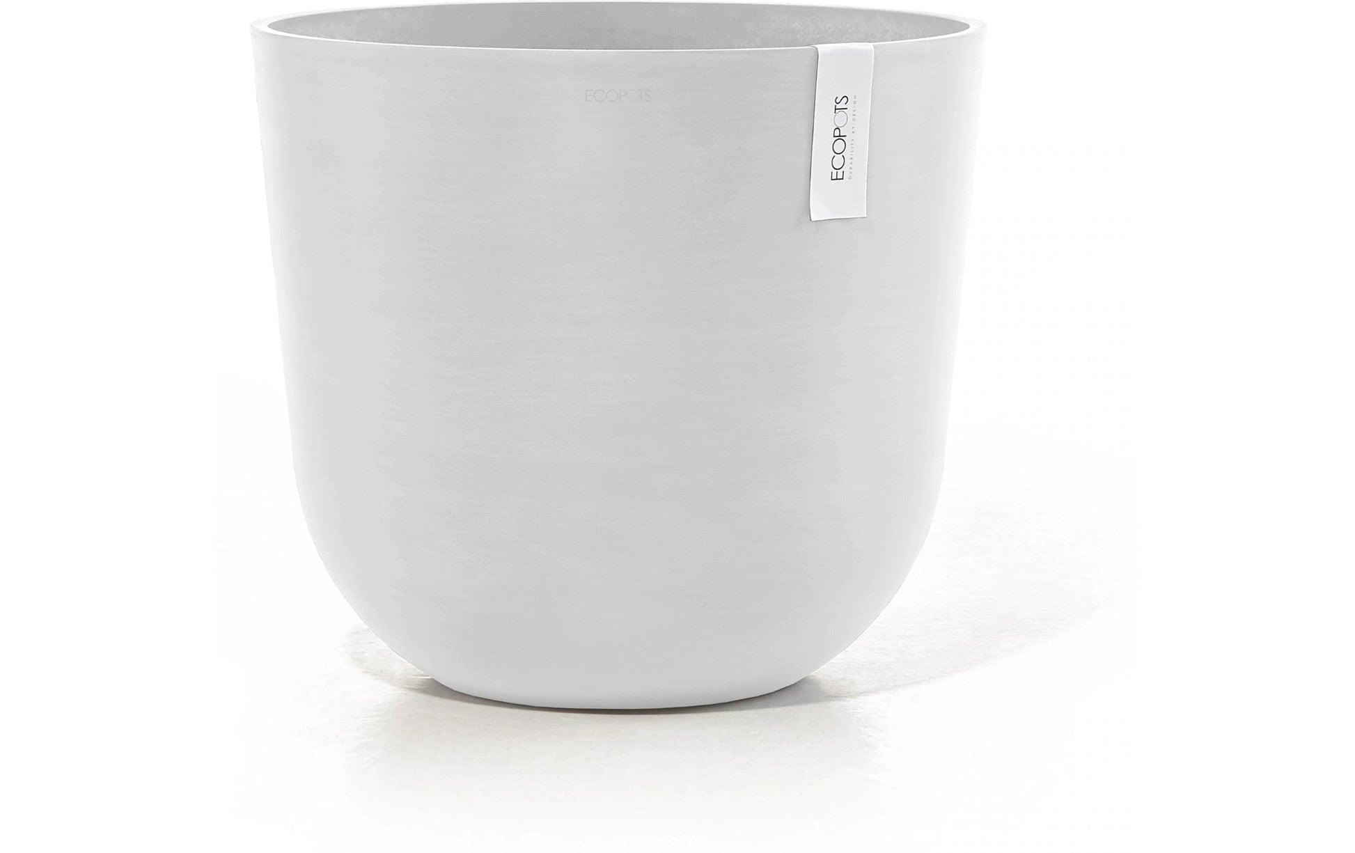Ecopots Oslo Blumentopf – 46600 ml – Kunststoff, weiss