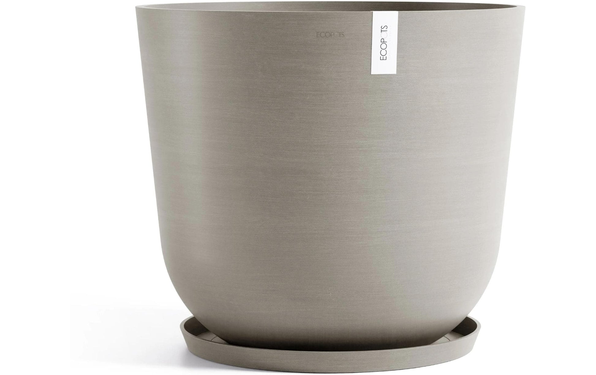 Ecopots Blumentopf – 139'500 ml – Kunststoff, taupe