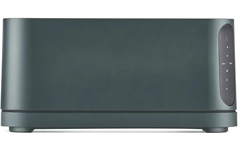 Jacob Jensen Toaster Langschlitz – 41 × 11 × 19,5 cm, Brötchenwärmer, 1 Toastscheibe – Grün/Edelstahl