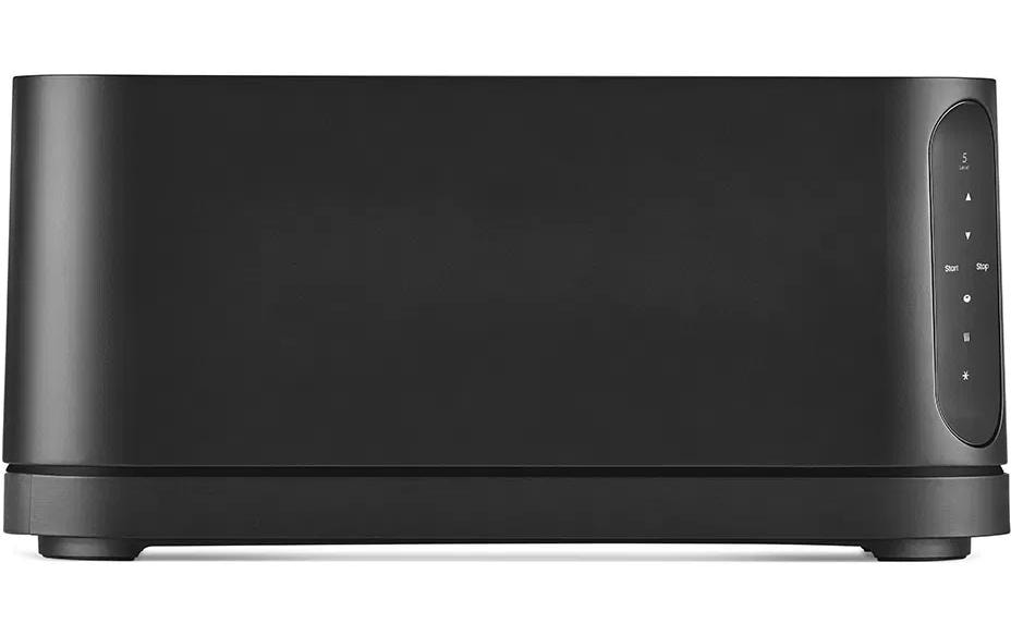 Jacob Jensen Toaster Langschlitz – 41 × 11 × 19,5 cm – Schwarz/Edelstahl