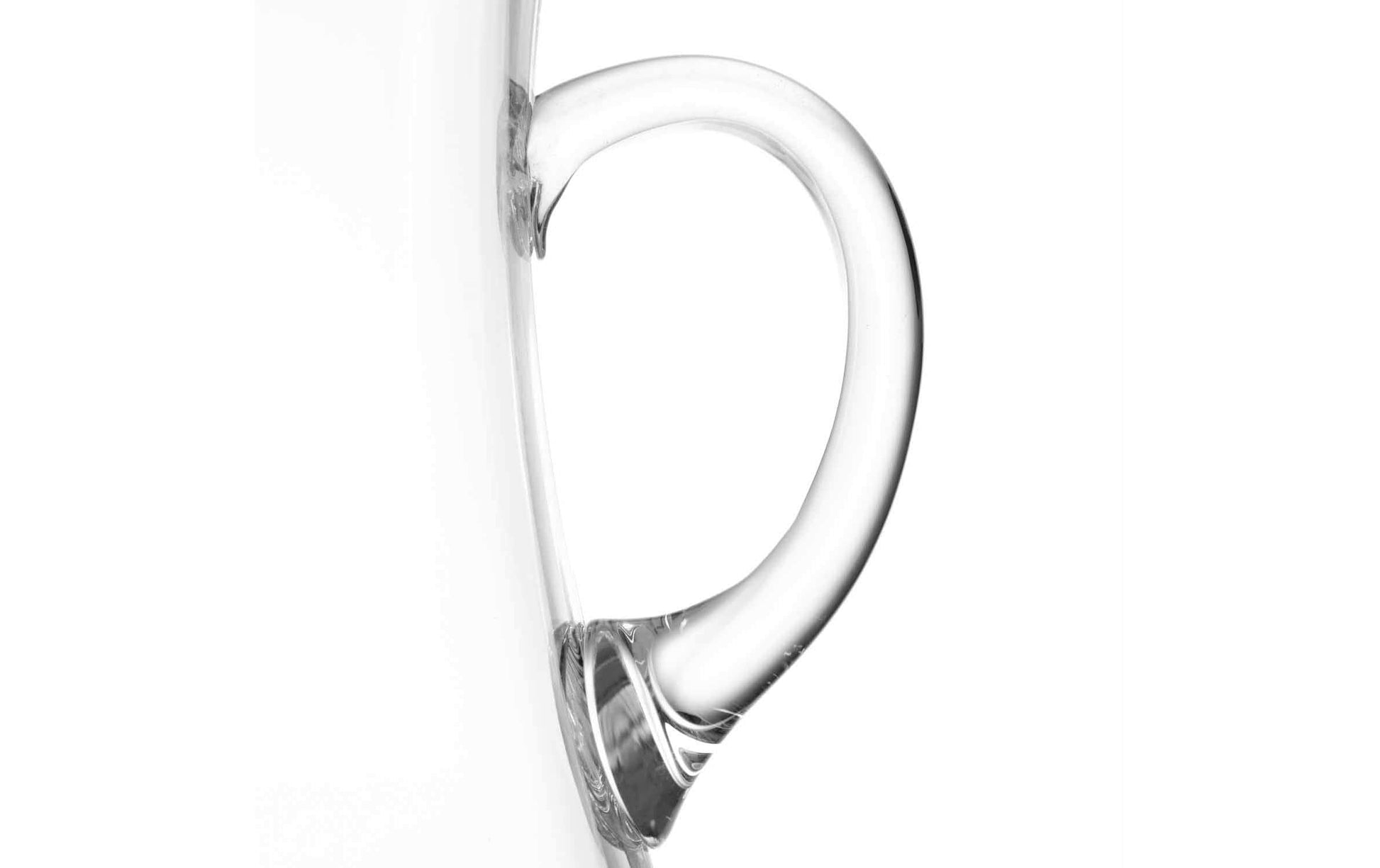 LEONARDO Krug Swing – 1,2 l, 13,5 × 22,0 cm, Kalk-Natron-Glas, Transparent, Nicht spülmaschinenfest