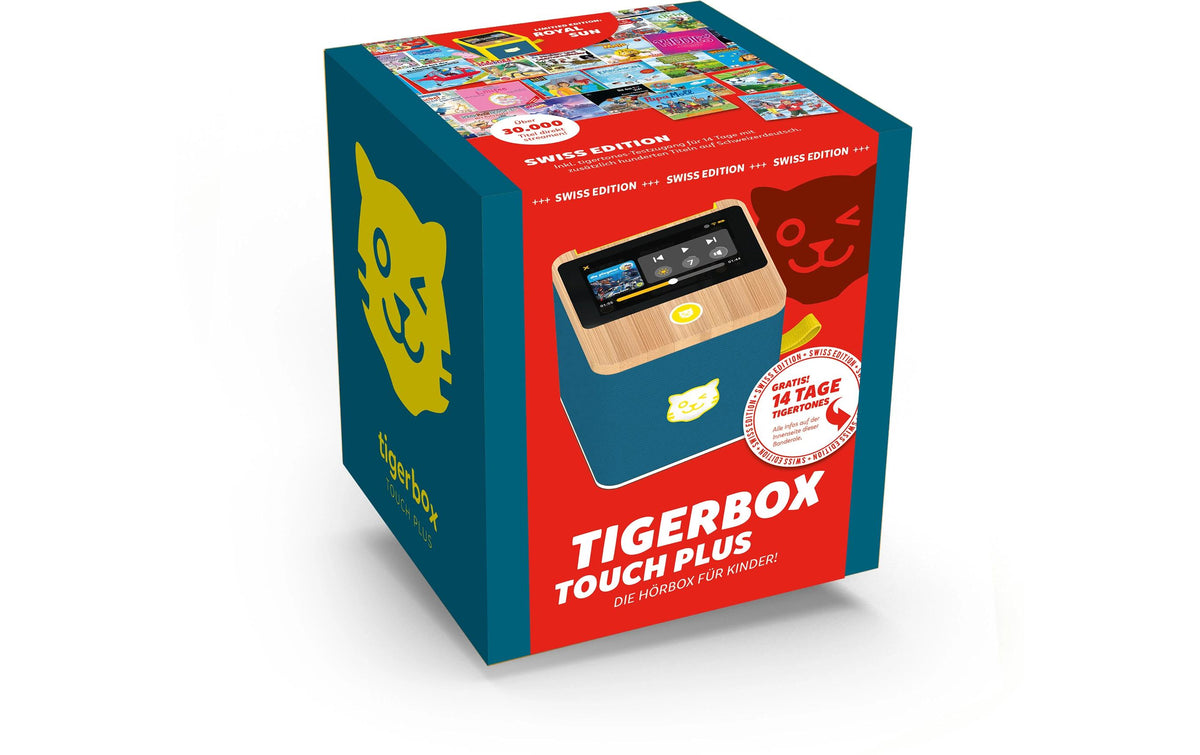Tigermedia tigerbox TOUCH PLUS Royal Sun – Abspielgerät, Schweizerdeutsch – Grünblau