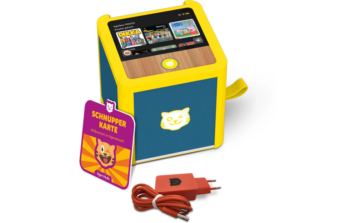 Tigermedia tigerbox TOUCH PLUS Royal Sun – Abspielgerät, Schweizerdeutsch – Grünblau