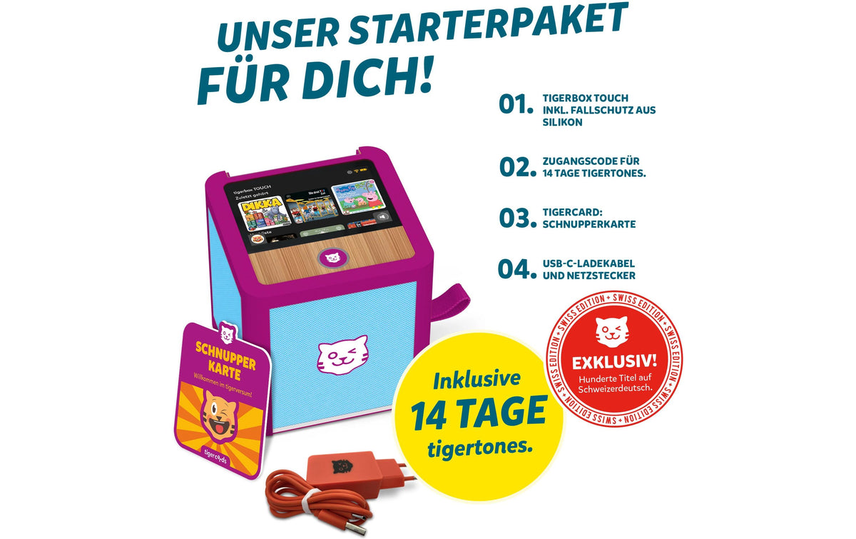 Tigermedia TOUCH PLUS – Abspielgerät – Hellblau