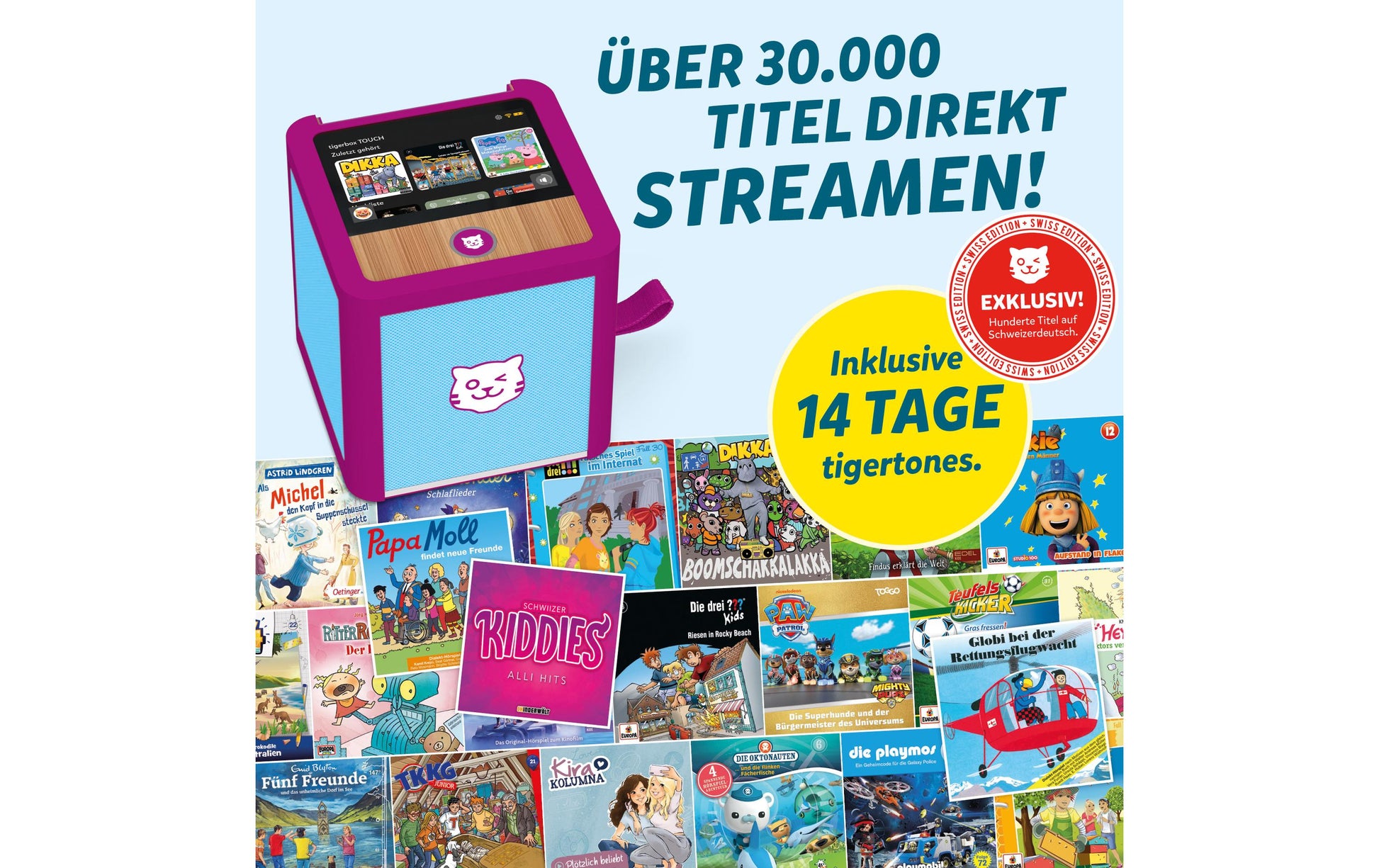 Tigermedia TOUCH PLUS – Abspielgerät – Hellblau