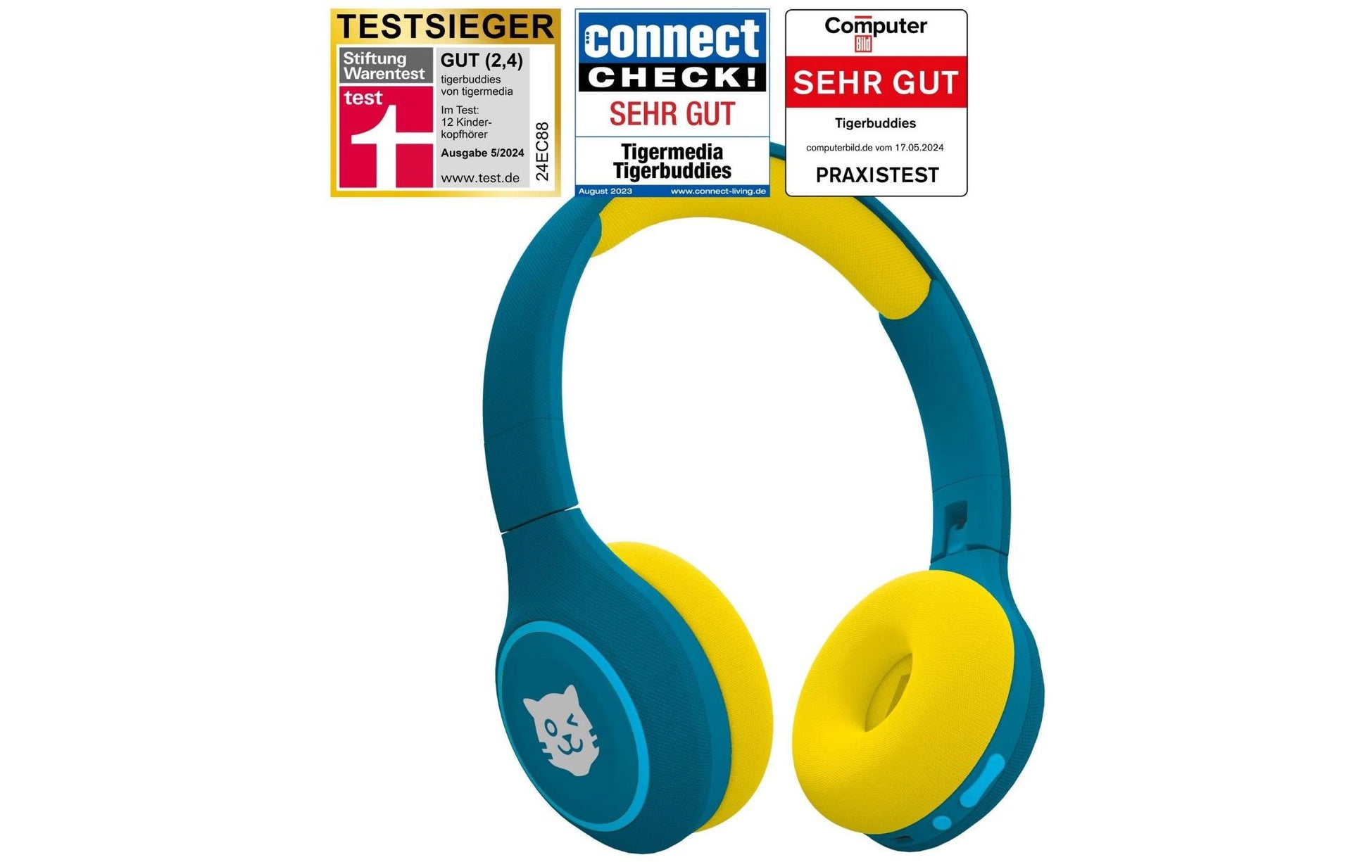 Tigermedia Royal Sun Kinderkopfhörer – Blau