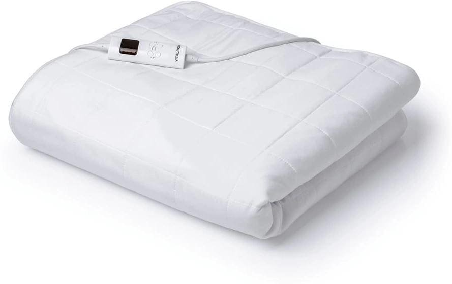 Vitalmaxx Wohndecke – Polyester, Weiss – 95 × 200 cm