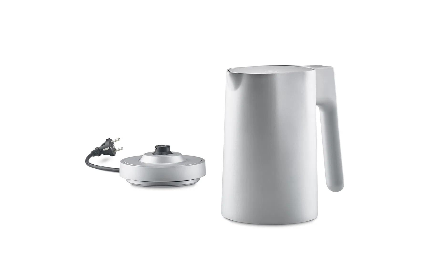 JACOB JENSEN Wasserkocher – 1,2 l, Aluminium, 2200 W, Silber
