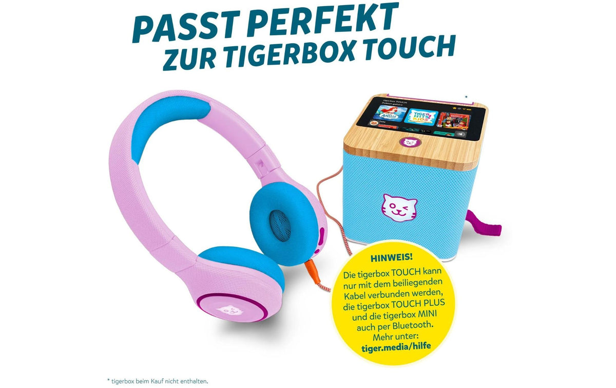 Tigermedia Fresh Candy Kinderkopfhörer – Rosa