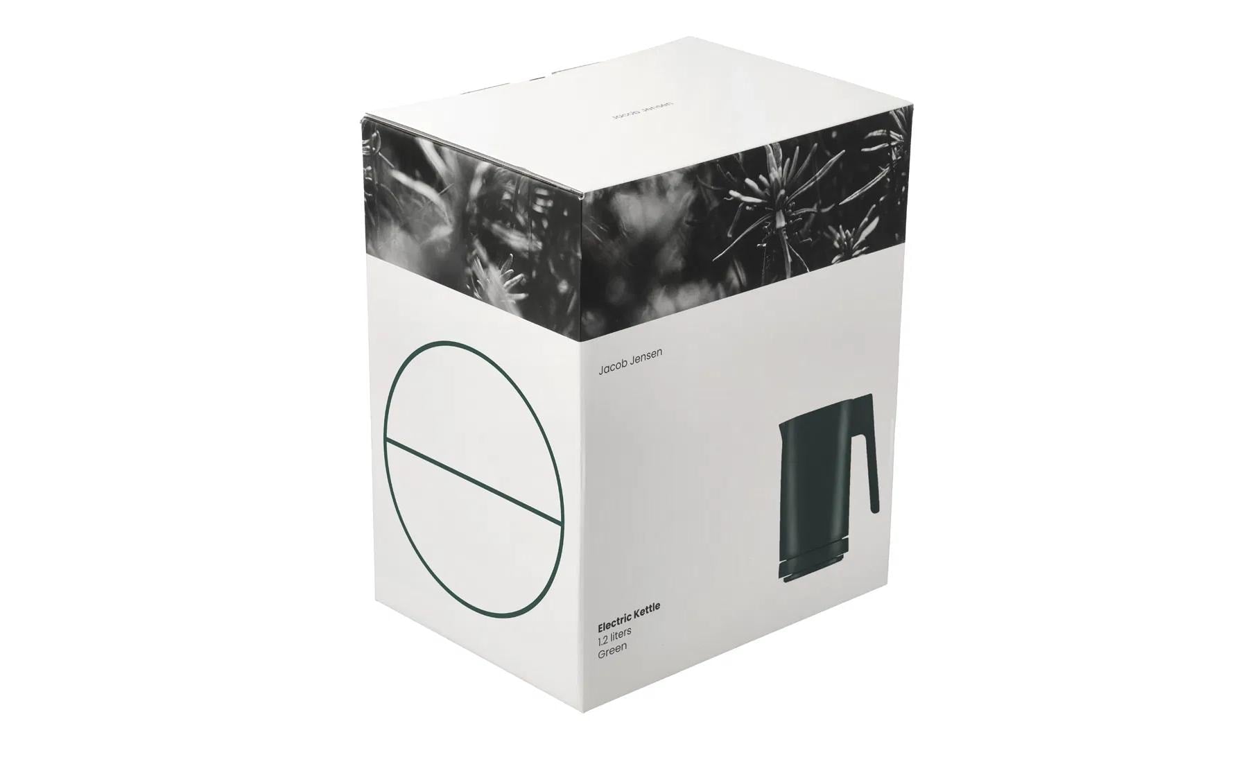 Jacob Jensen Wasserkocher 1,2 l, Aluminium, 2200 W, Grün