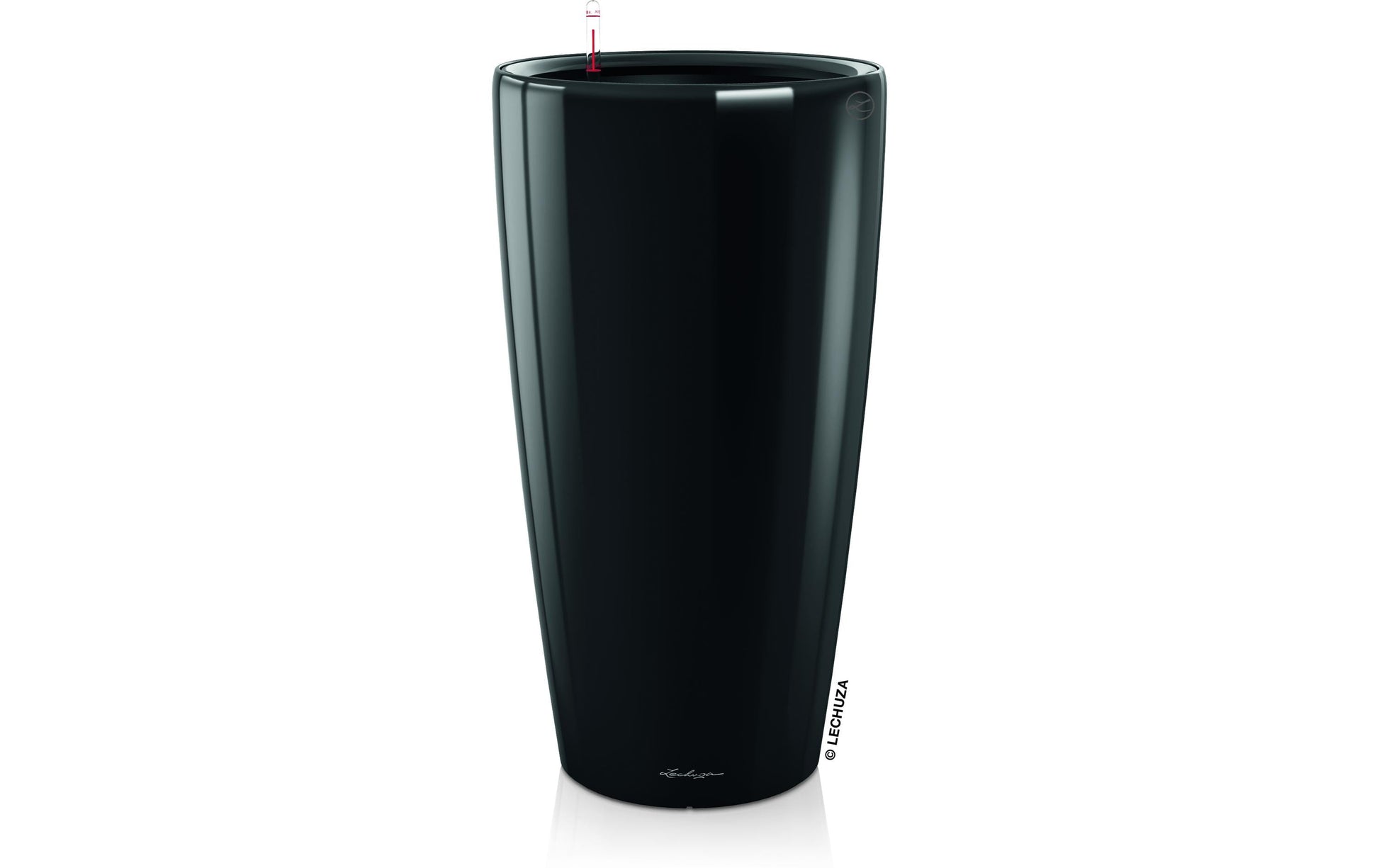 LECHUZA RONDO Premium Pflanzkübel – Ø 40 × 75 cm, automatische Bewässerung – Kunststoff, schwarz