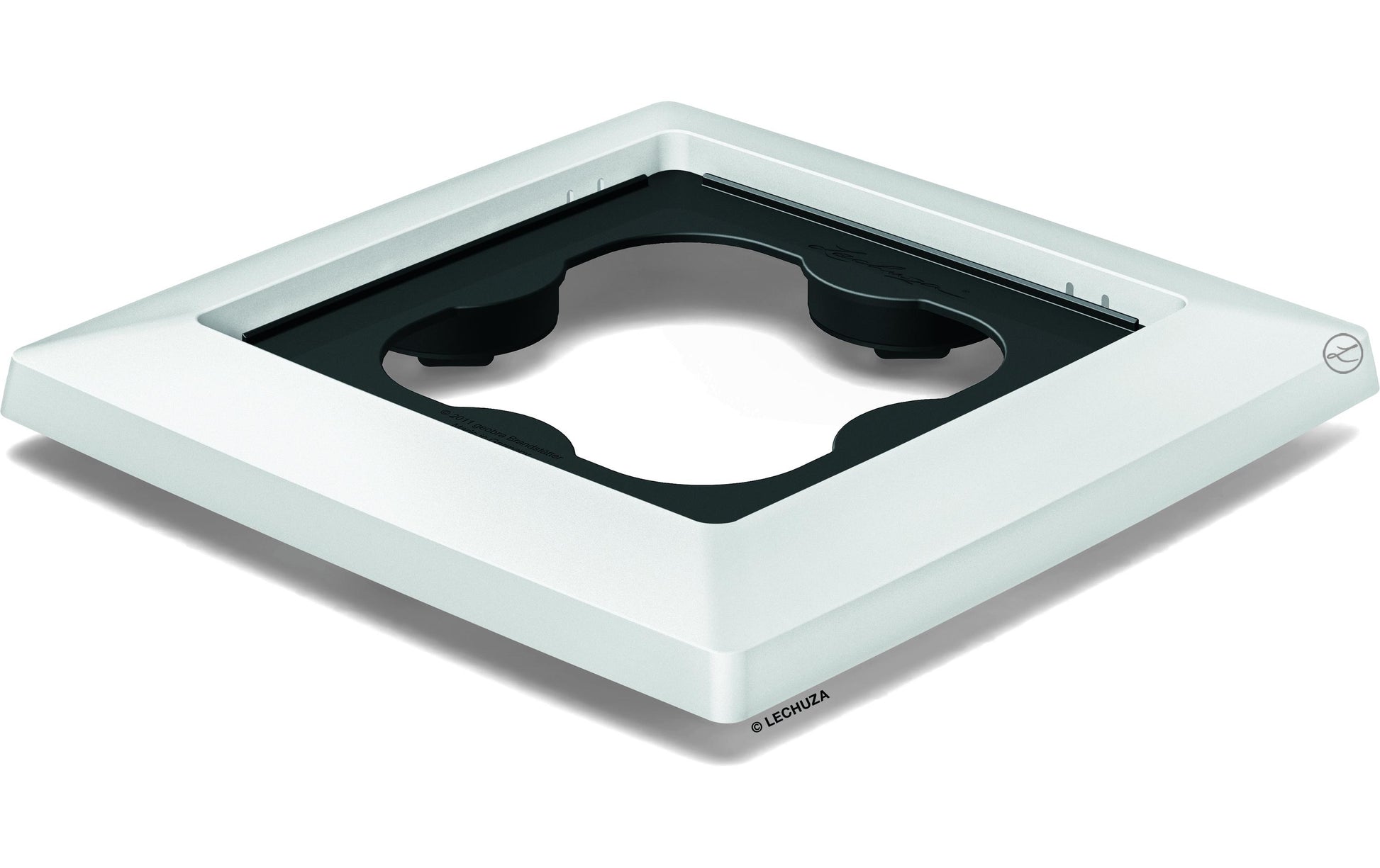 LECHUZA Rolluntersatz – für CUBICO 30 – Kunststoff, weiss