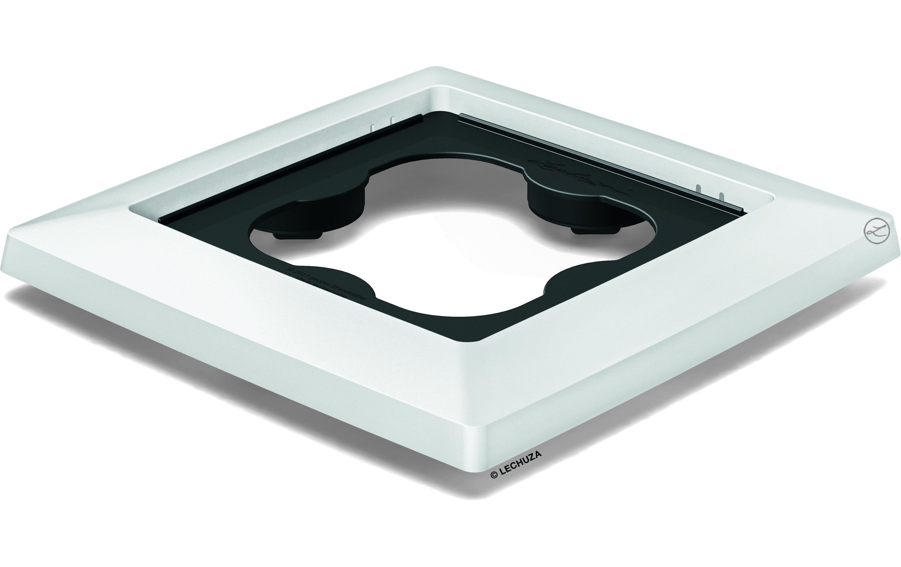 LECHUZA Rolluntersatz – für CUBICO 30 – Kunststoff, weiss